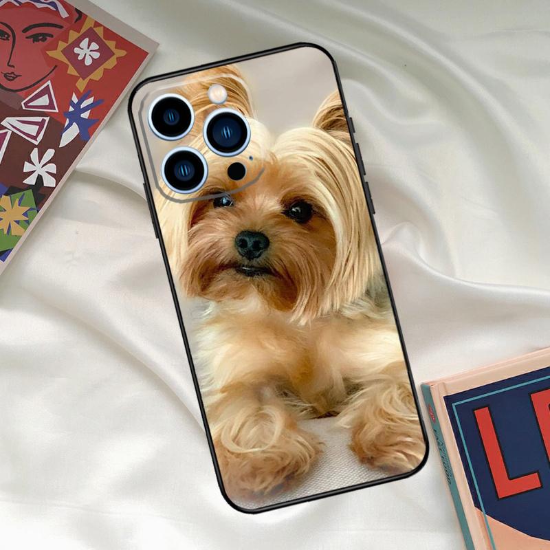 Yorkshire Terrier Dog Phone Case For iPhone 15 14 12 11 13 16 17 Pro Max 15 16 Plus 13 Mini 16e 17 Air Funda Cover