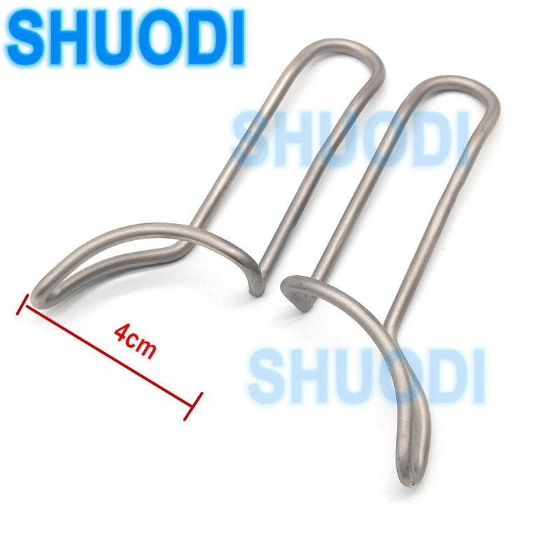 Стоматологический ретрактор для губ и щек, открывалка для рта, нержавеющая сталь, ретрактор для половины губ, кляп для рта, фотографический инструмент, автоклавируемый