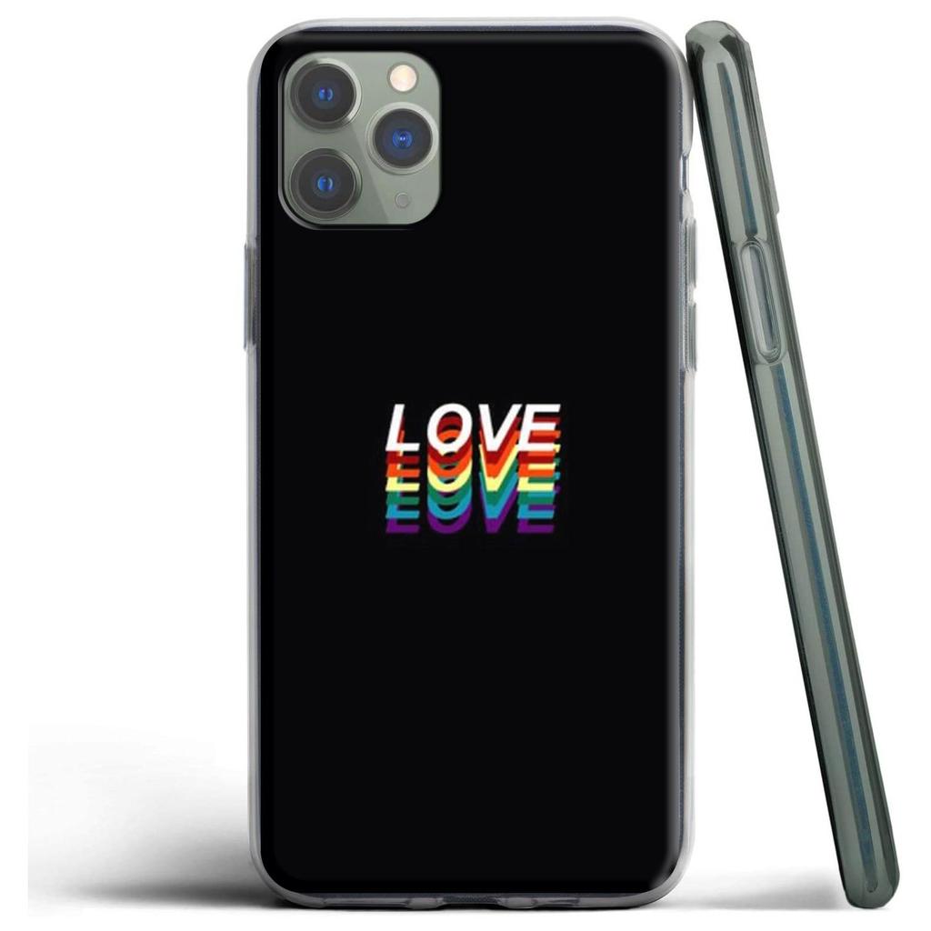 Силиконовый чехол для геев и лесбиянок ЛГБТ «Радуга Прайд» для Apple iPhone 12 Mini 11 Pro SE XS X XR Max 8 7 6S 6 Plus 5S