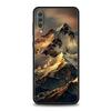 Черный Чехол-Насадка 'Горный Пик' для Samsung Galaxy A56 A36 A26 A16 A34 A24 A42 A22 A20 A12 A40 A30 A10 5G Мягкий ТПУ Чехол-Оболочка
