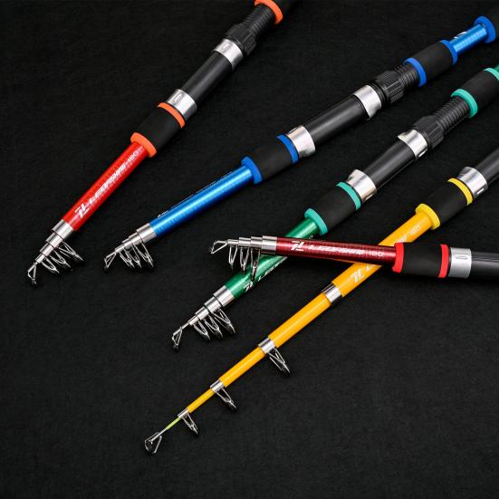 Портативный карповый спиннинг с эргономичной ручкой, выдвижная удочка, рыболовное оборудование