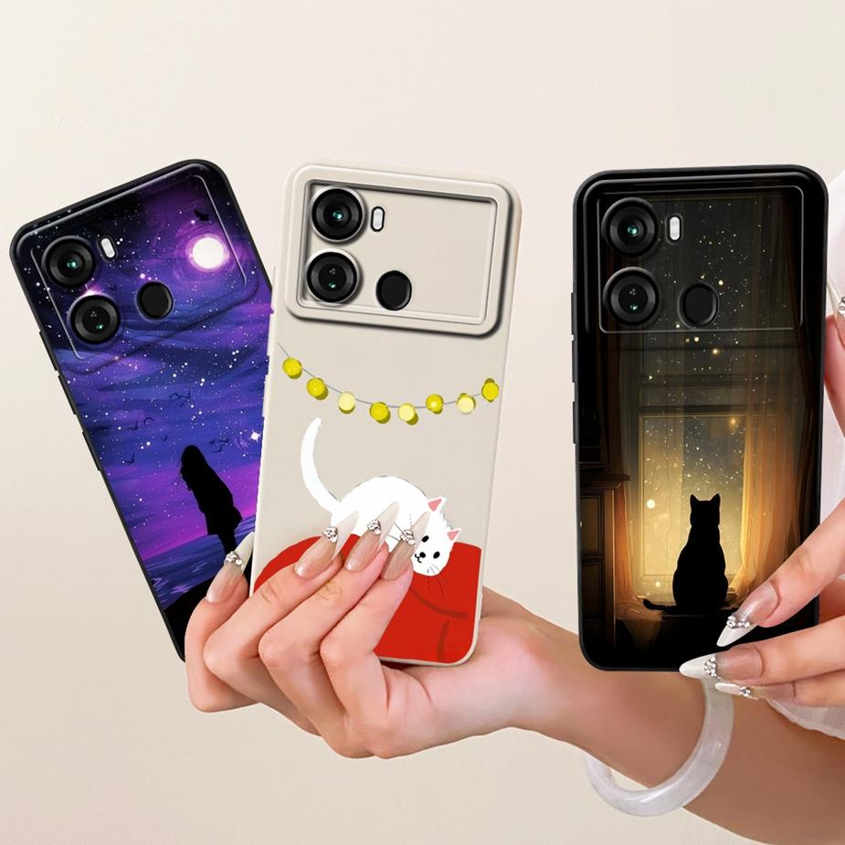 Чехол для Itel P40 Plus P683L Милый Мультяшный Кролик Мягкий Силиконовый Чехол для Телефона Для Itel P40 P 40 ItelP40 P40+ Задняя Крышка Fundas