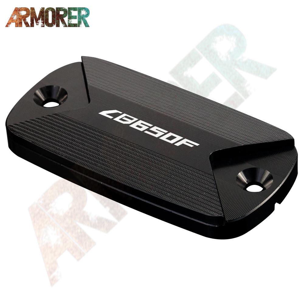 Алюминиевый передний бак для тормозной жидкости мотоцикла с ЧПУ, крышка резервуара для жидкости для HONDA CB650F CB 650F CB650 F 2016