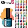 PHOENIXY 80 цветов УФ-гель-лак для ногтей 8 мл гель-лак для ногтей Soak Off Блестящий гель-лак гель-лак для ногтей Подарочный набор для женщин Салон