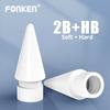FONKEN Pencil Tips for Pencil 1st / 2nd Generation Double Layer 2B/HB Tip For i-Pad IP Stylus