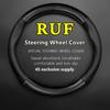 No Smell Thin For RUF Steering Wheel Cover Genuine Leather Carbon Fiber Fit RT Bergmeister XL CTR3 Turbo