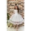 Dream Luxury Lace Girl's Dress 0327 White