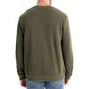 Fall Winter Men Top Loose O Neck Long Sleeves Pure Color Warm Pullover Mid