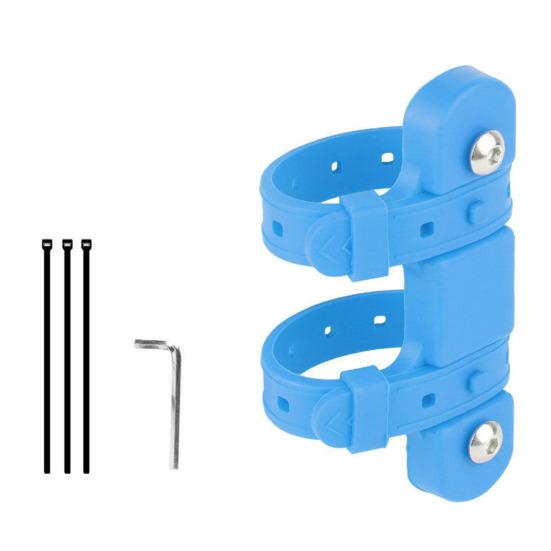 Bicycle Water Bottle Holder Adapter Adjustable Mountain Road Bike Handlebar Seatpost Tube Frame Mount Beverage Bottle Cage Mounting Base