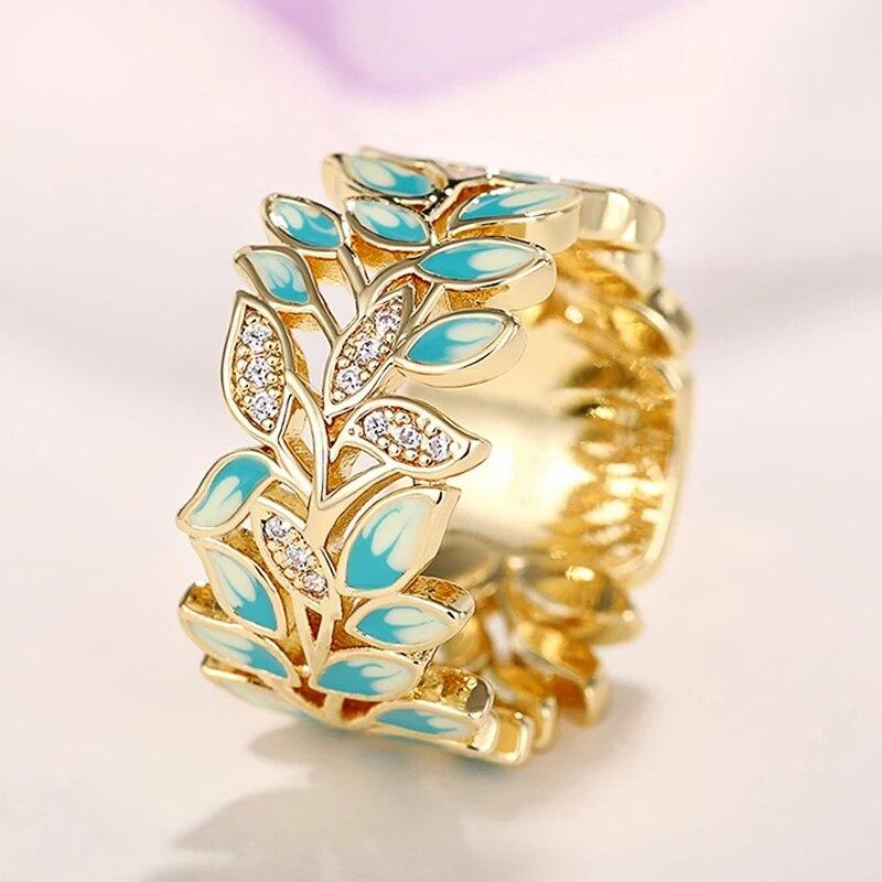 Huitan эстетическое эмалированное кольцо на палец с цветком для женщин, свадебная вечеринка, новинка 2023 года, кольцо серебряного цвета, роскошное ювелирное изделие с кубическим цирконием, подарок