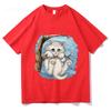 Opalite Kitten in Tree TShirts 90s Nostalgia Playful Cat Printed T Shirt Gift Idea Clothes Unisex TS Opalite Music Cotton Tees