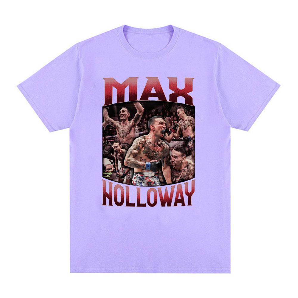 Max Holloway Blessed Graphic Tshirts Unisex Women Fashion High Street Vintage T Shirts Unisex Summer Tops ONeck Short Sleeve T Shirt
