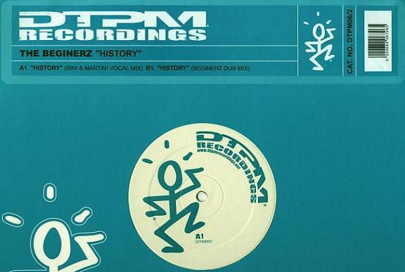 12inch Record BEGINERZ - History DTPM062 DTPM Recordings 2003 US Dance & Electronica Used
