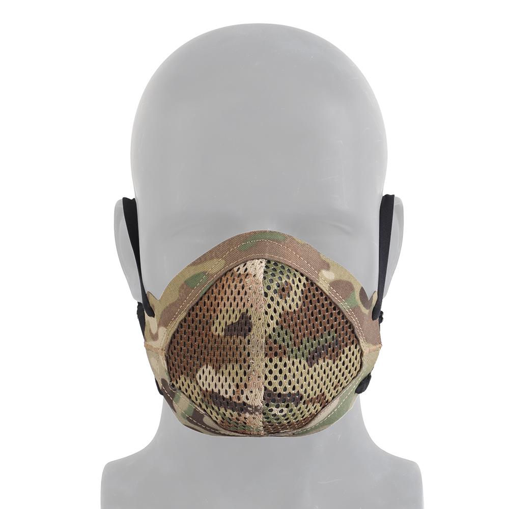Outdoor sports mask with breathable mesh and soft silicone inner layer ventilation mask