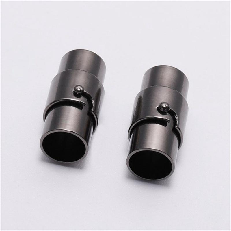 Bracelet Necklace Connector Magnetic Clasps Leather Cord 10PCS End Cap Jewelry