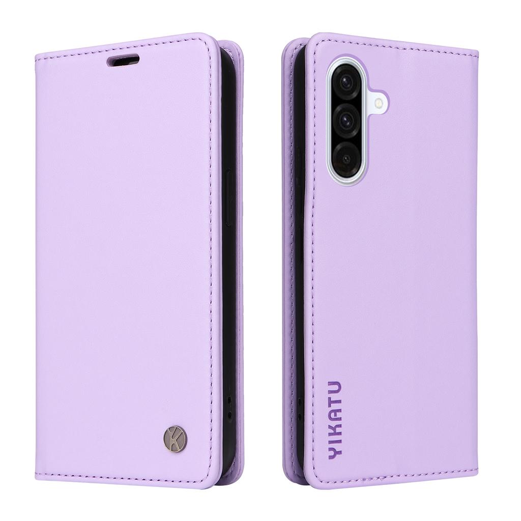 For Samsung Galaxy A56 5G Phone Cases YIKATU Magnetic Closure PU Leather Mobile Cover