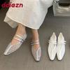 Fashion Female Buckle Strap Footwear Ladies Flats Mary Janes Lolita Shoes New In Summer Spring Fashion Mesh Women Flats With Shoes