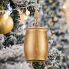 Rustic Bell Christmas Ornament Vintage Metal Decorative Bell Large Hanging Cow Bell Decoration for Mantel Table Centerpiece Winter Tree Garland Decor