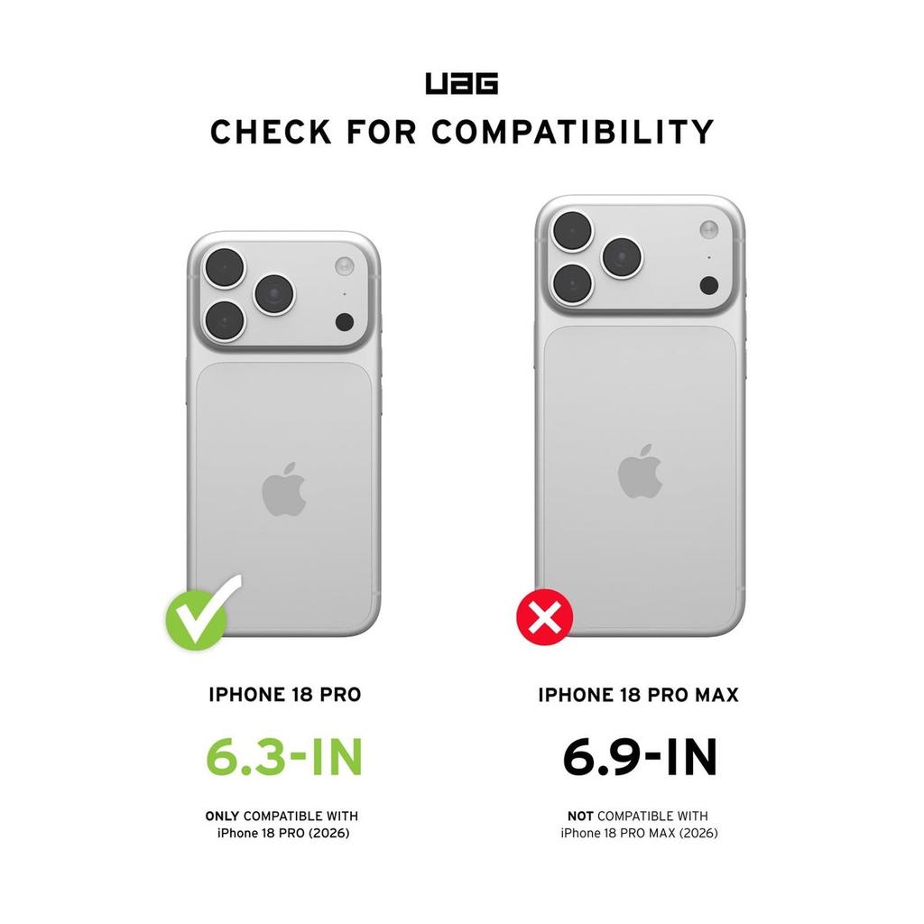 URBAN ARMOR GEAR (UAG) Camera Lens Protector Shield for iPhone 18 Pro, Carbon Fiber with Aluminosilicate Glass, Anti-Scratch & Dustproof