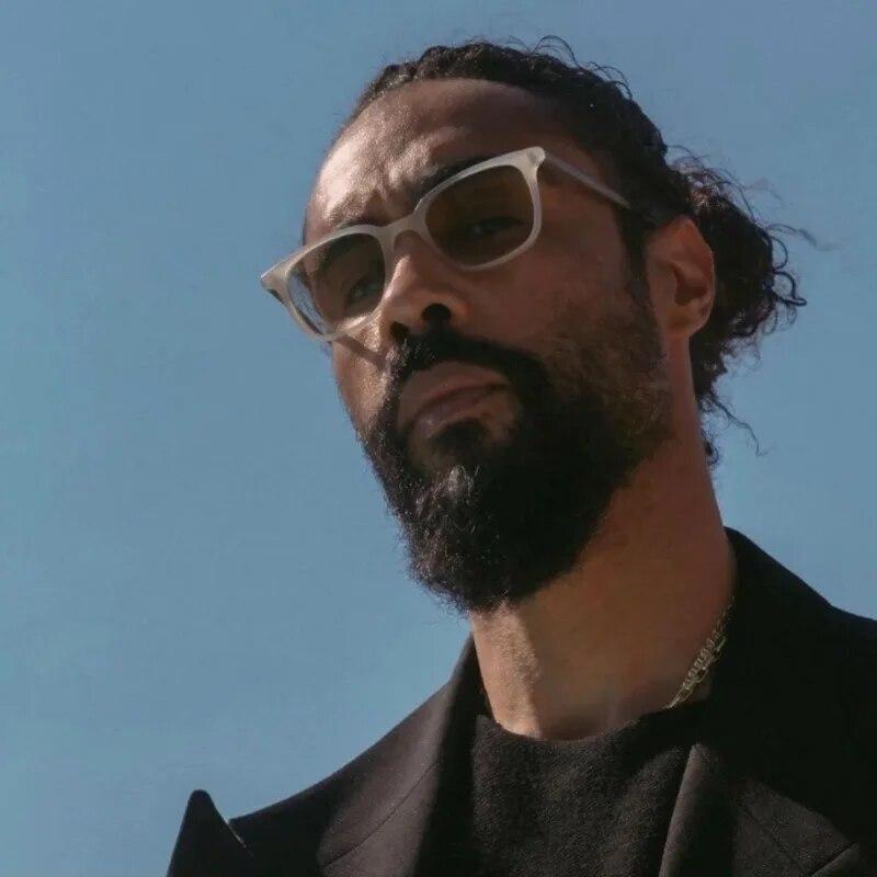 Модные Ретро Простые Квадратные Солнцезащитные Очки Лето UV400 Оттенки Солнцезащитные Очки Женщины Мужчины Желтовато-коричневые Линзы Винтаж Роскошный Дизайн Очки