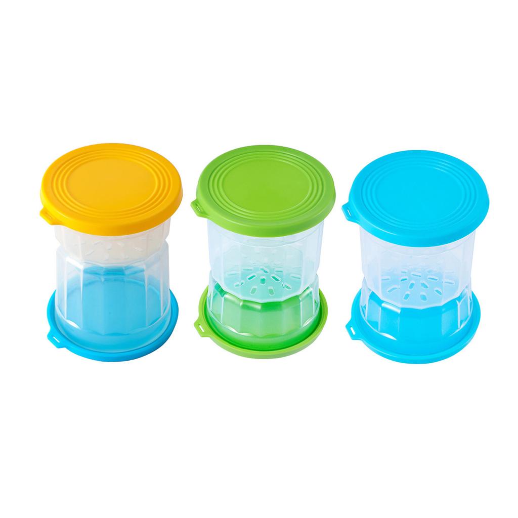 Большая стеклянная банка для солений с ситечком и герметичной крышкой, практичный кухонный контейнер для хранения влажных и сухих продуктов