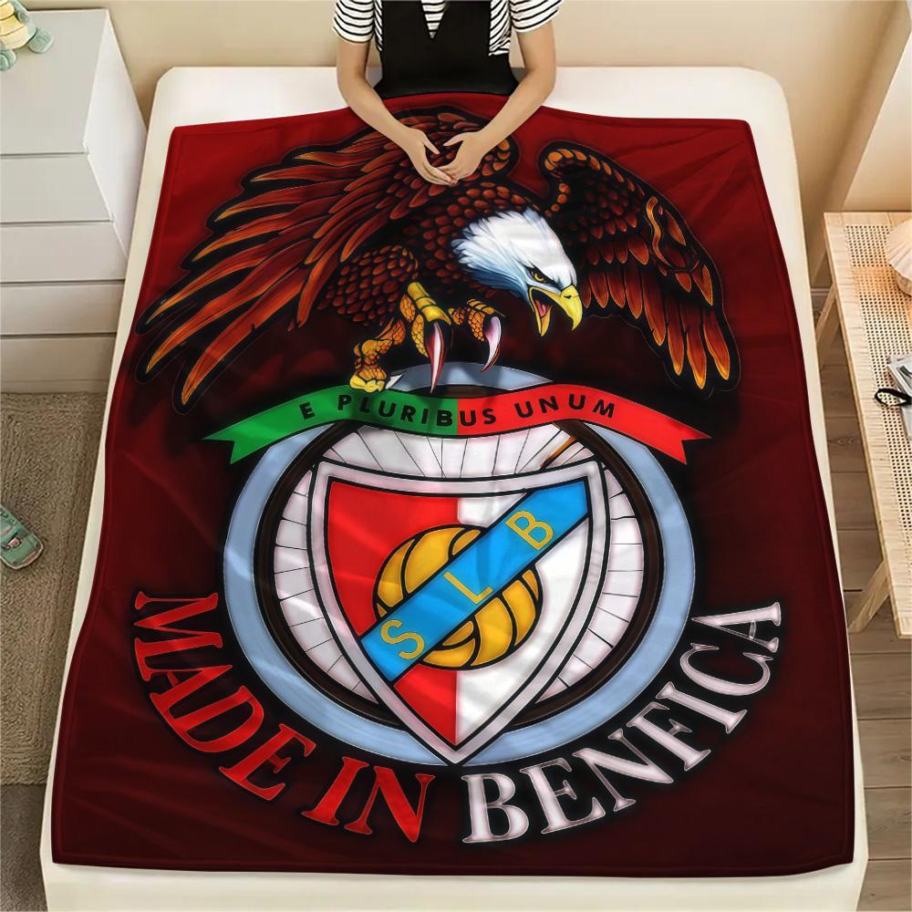 S.L. Benfica  POSTER  FlAannel Blanket, High quality Comfortable for All Seasons, Home Decor, Warmth and Comfort