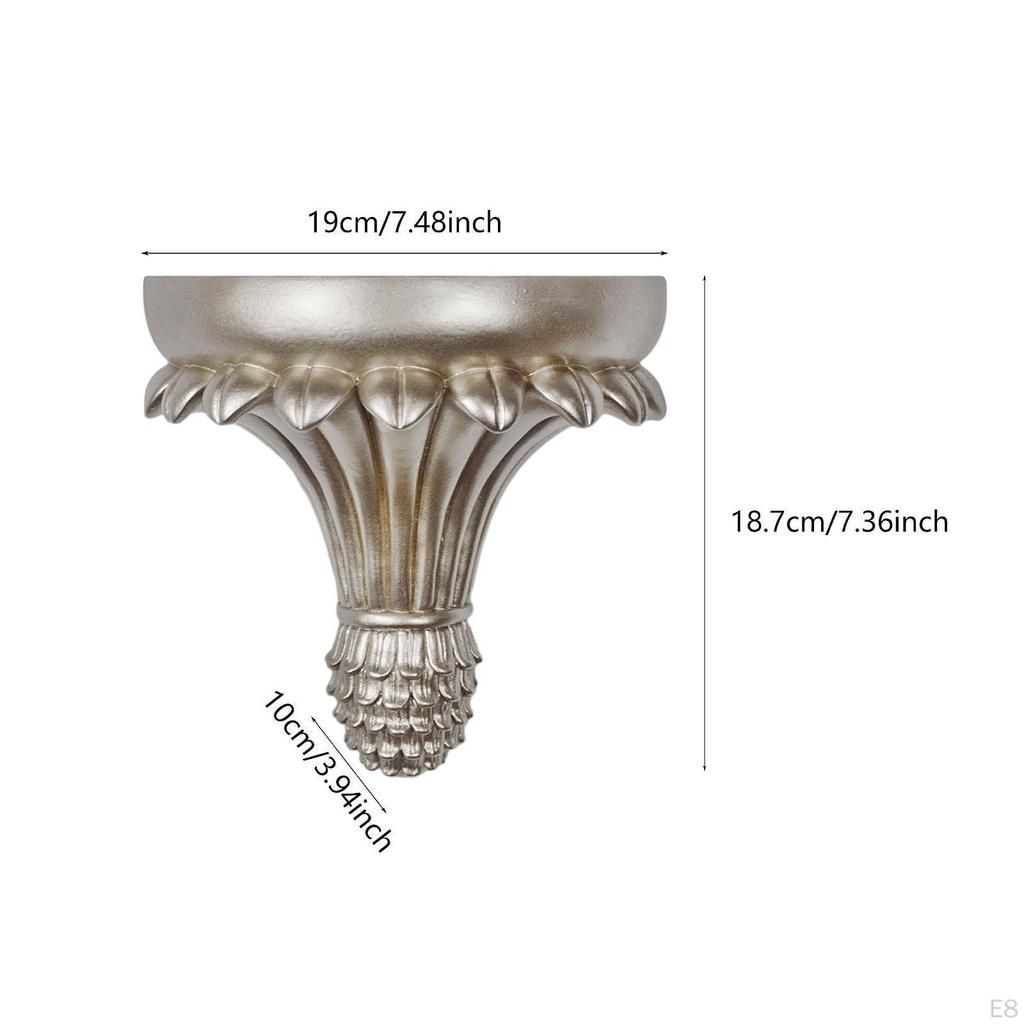 Wall Hanging Shelf Decoration 3D Decorative Background Versatile Living Room Easy Installation