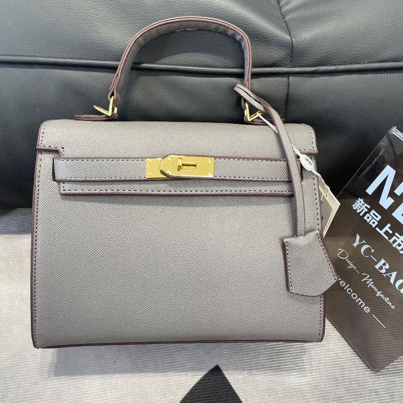 Orange Kelly Portable Platinum Bag New Retro Fashion Women's Second Generation Mini Kelly Light Luxury