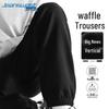 Jeanswest Men's Spring 2025 Waffle Knit Loose Fit Joggers