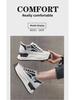 SJN882-1 Women's 2024 Spring Trendy Thick-Soled Breathable Casual White Shoes