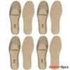 1/2/4 Pairs Soft Plush Wool Felt Insoles Heat Pad Winter Warm Shoes Cushion  Keep Foot Warm