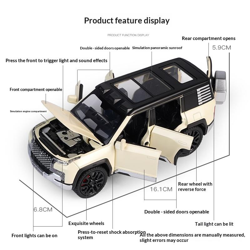 1/32 YANGWANG u8 модель автомобиля сплав автомобиля детский игрушечный модель внедорожника симуляция SUV коллекционные украшения для мальчиков