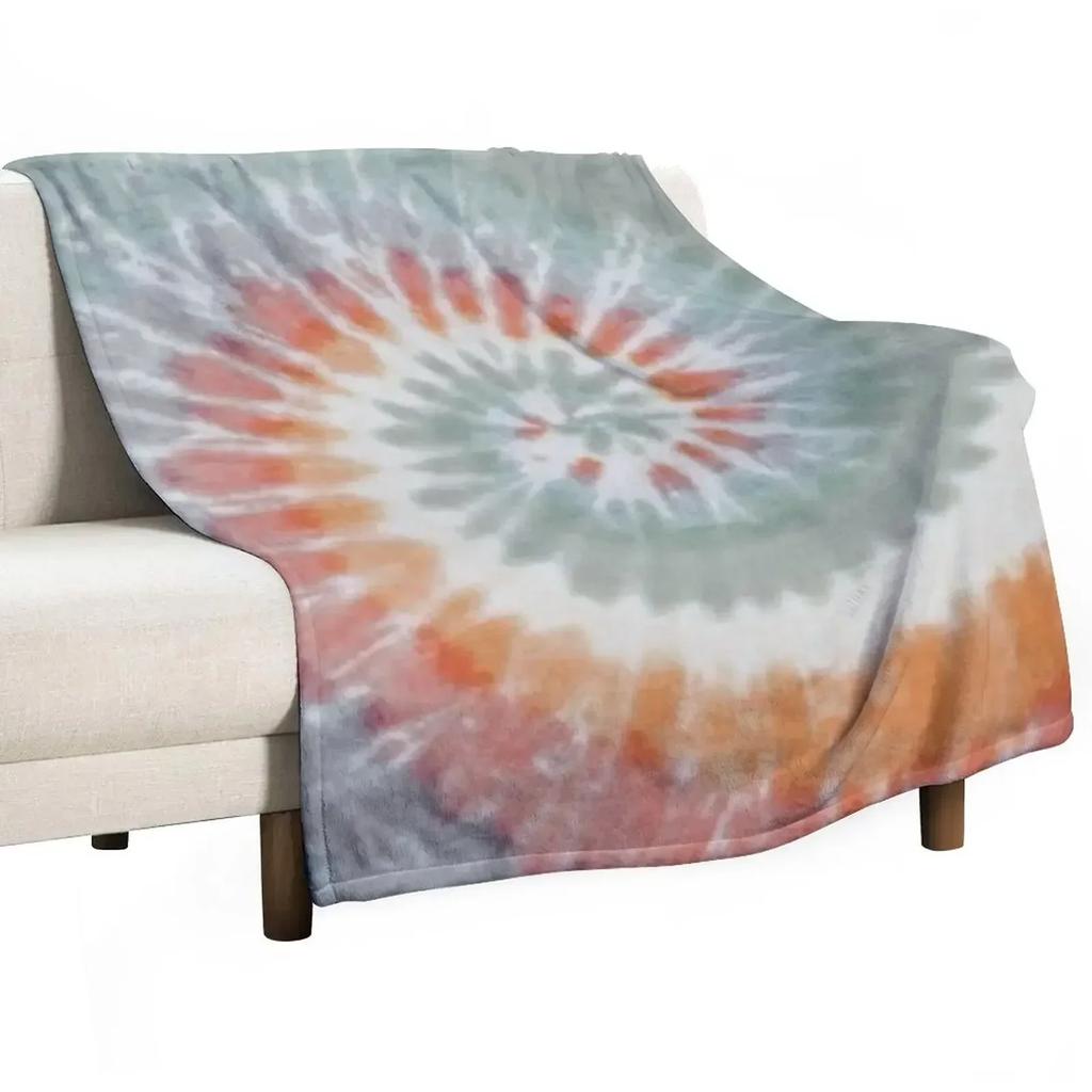 New Cute tie dye Throw Blanket Bed linens Custom Moving Blankets Sofas Of Decoration Sleeping Bag Plaid on the sofa Blankets