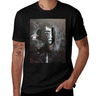 Футболка In the Shadows футболка мужская 100% хлопок люксовый бренд хлопковая футболка 100% аниме футболки для мужчины футболка