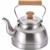 Wahei Freiz Chitose Stainless Steel 2.7L Classic Kettle with Wooden Handle, Induction Compatible, Made In Japan