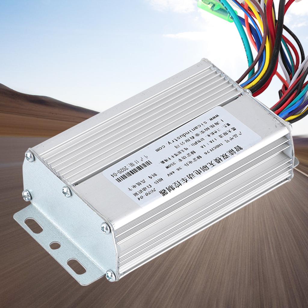 36В 48В 350Вт Бесколлекторный регулятор двигателя Контроллеры скорости Запчасти для самоката Электровелосипеда