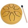 3 Inches 6 Notes Rain Drum for Outside Steel Tongue Drum Percussion Musical Instruments for Yoga Meditation Unique Gift