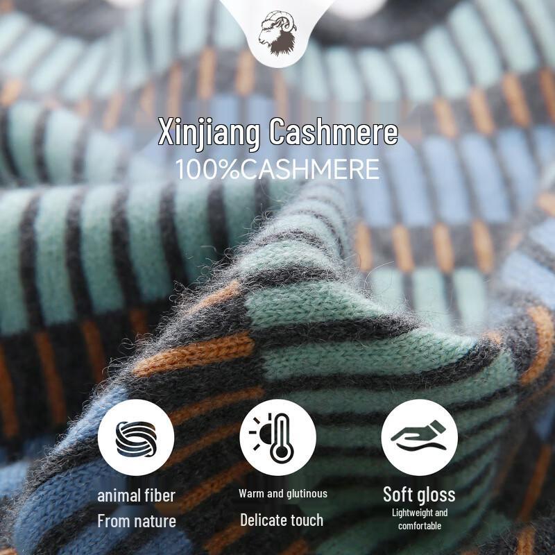 Zhaojun 2025 Autumn/Winter 100% Cashmere Women's Round Neck Cardigan Sweater