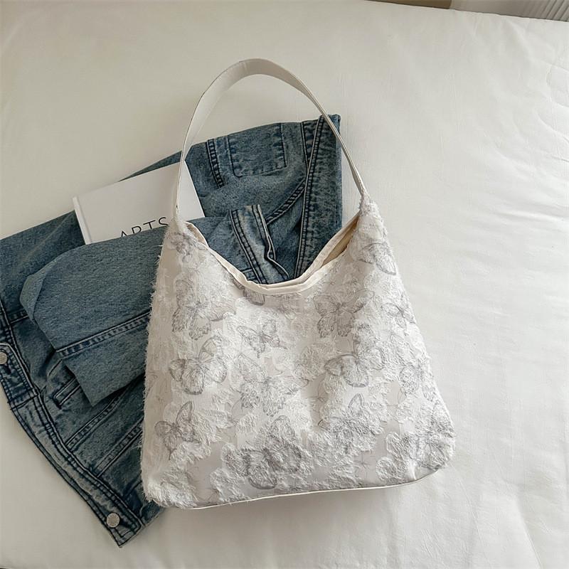 Стильная сумка-тоут большой вместимости для студентов с шикарным эстетичным дизайном в черном, сером и зеленом цветах