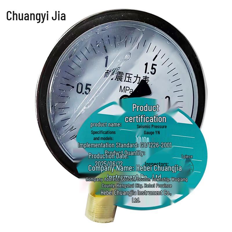 Chuangyijia YN60 Shock-Resistant Pressure Gauge (CN version)