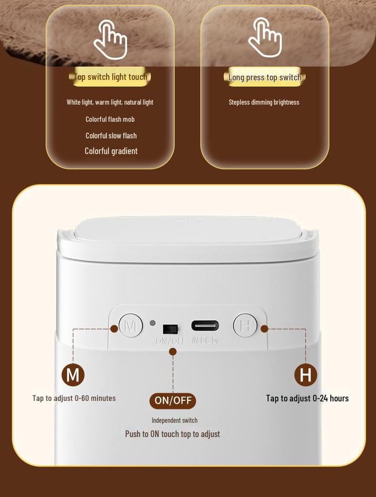 Светодиодный ночник с пультом - Лампа для сна ребенка и защиты глаз, прикроватная лампа для кормления грудью и детской комнаты