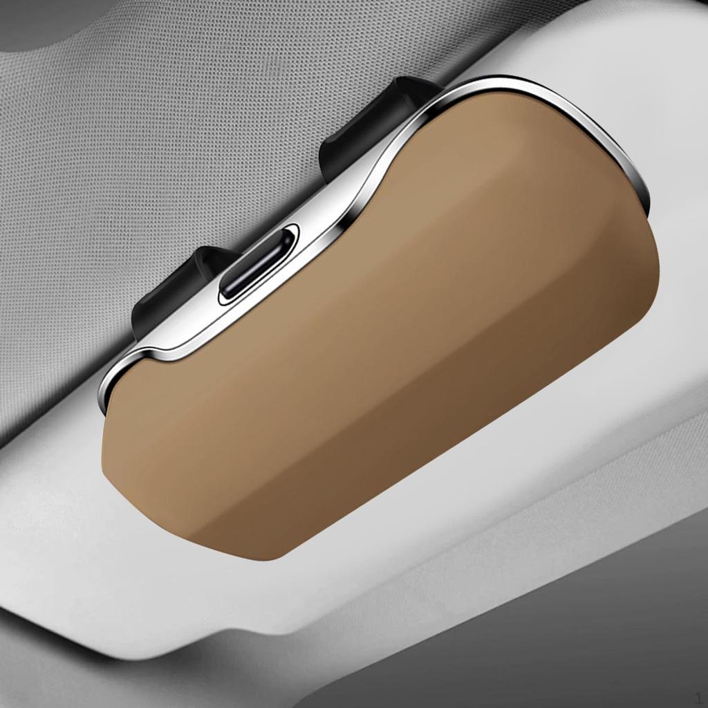 Держатель солнцезащитных очков для автомобильного козырька, футляр для автомобильных очков, органайзер для хранения очков, экономящий место