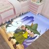 Snufkin Printed Carpet, Rug for Office Chair Living Room Bedroom Kitchen Room Decor Gifts.