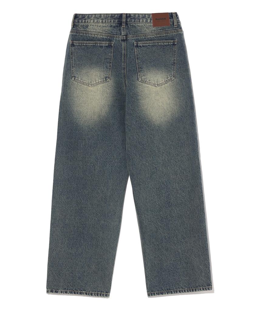 PENDULUM Curved Brush Denim Pants Lq5Du533_Dark Indigo