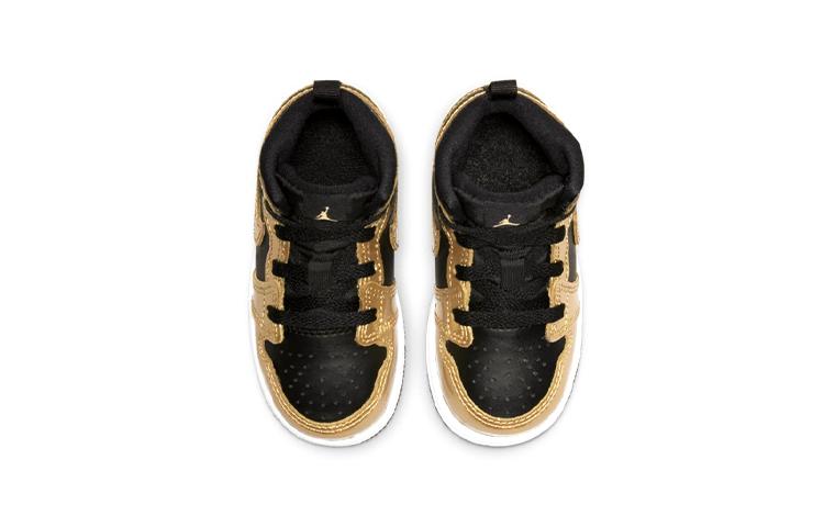 Jordan 1 Mid SE Metallic Gold Black TD DR6969-071