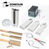 ZONESUN Машина для горячего тиснения фольгой Аксессуары Запасные части Держатель положения Держатель рулона фольги Рабочий стол с Т-образным пазом Нагревательный элемент
