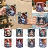 Christmas Mug Creative Xmas Pattern Ceramic Mug Multi-Purpose Coffee Tea Water Cup for Home Office Room