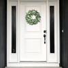 Spring Summer White Berry Greenery Wreath Wreaths for Front Door Artificial Eucalyptus Wreath for Window Porch Wedding Farmhouse Garden Party Decor