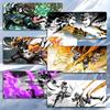 Animation Martial Wwushan Five Elements Mouse Pad Mousepad Large Gaming Lockedge Thickened Pc Table Desk Mat