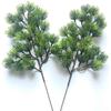 34cm Artificial Pine Green Branch Realistic Plastic Fake Pine for Party Wedding Home Room Christmas Decortion Artificial Plant